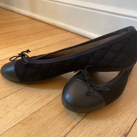 Fs/ny black suede ballet flat - Picture 2 of 3